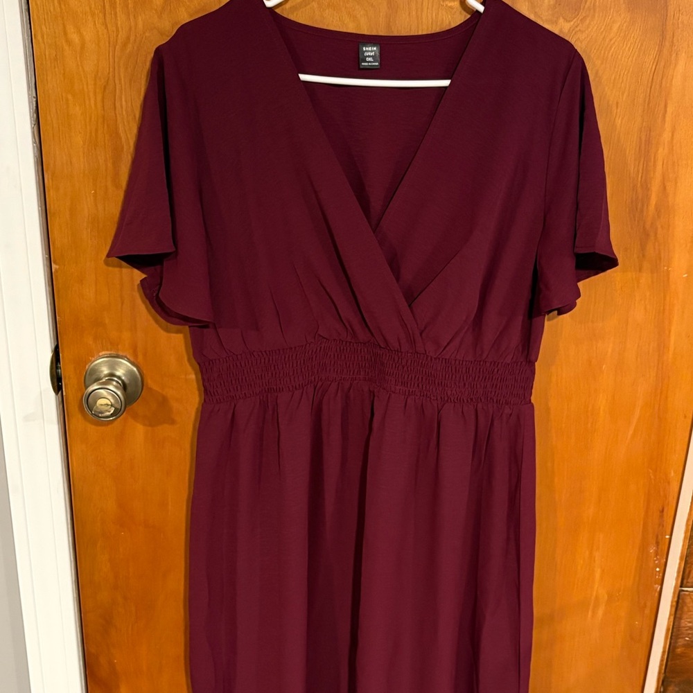 Burgundy Maxi Dress